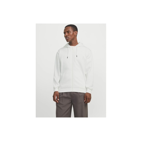 Jack And Jones Plain Zip Ζακέτα Πολυεστερική Ανδρική (12249342 CLOUD DANCER)