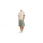 Jack And Jones Cargo Ανδρική Βερμούδα Χακί