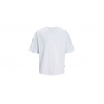 Jack And Jones Ανδρικό Κοντομάνικο T-Shirt Λευκό