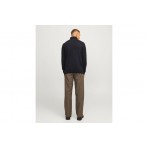 Jack And Jones Plain Turtleneck Μακρυμάνικη Μπλούζα Ζιβάγκο Μαύρη
