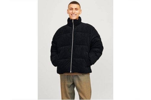 Jack And Jones Jorbronx Corduroy Μπουφάν Puffer Ανδρικό (12260464 BLACK)