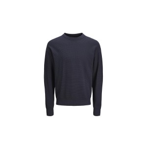 Jack And Jones Jorscott Knit Crew Neck Μπλούζα Πλεκτή Ανδρική (12261771 SKY CAPTAIN)