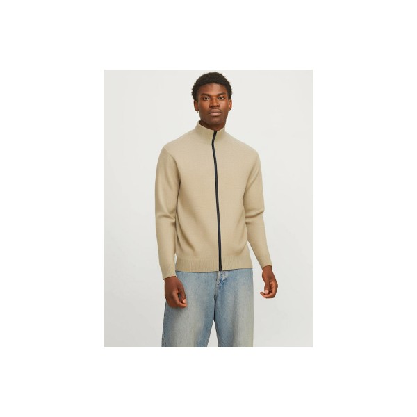 Jack And Jones Jcotrack Knit Ζακέτα Βαμβακερή Ανδρική (12262305 CROCKERY-CYCLO)