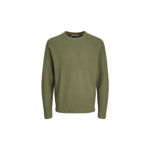 Jack And Jones Jcomason Knit Crew Neck Μπλούζα Πλεκτή Ανδρική (12264525 CYPRESS-CYCLO)