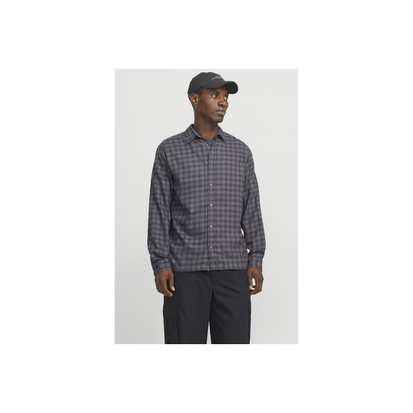 Jack And Jones Jcocharlie Check Shirt Ls Πουκάμισο Μακρυμάνικο Ανδρικό (12266044 PAVEMENT)