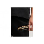 Jack & Jones Newton Ανδρικό Παντελόνι Φόρμας Μαύρο