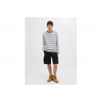 Jack And Jones Ανδρική Βερμούδα Cargo Μαύρη