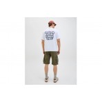 Jack And Jones Ανδρική Βερμούδα Cargo Χακί