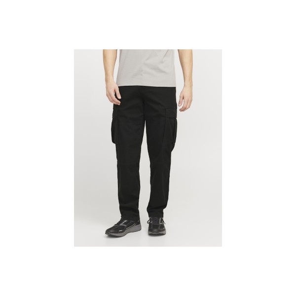 Jack And Jones Relaxed Fit Παντελόνι Cargo Ανδρικό (12268364 BLACK)