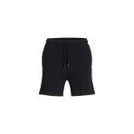 Jack And Jones Ανδρική Αθλητική Βερμούδα Μαύρη