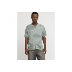 Jack And Jones Jjjeff Aop Resort Πουκάμισο Κοντομάνικο Ανδρικό (12268465 ICEBERG GREEN)