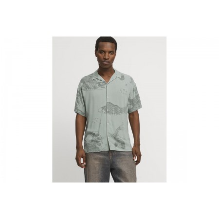 Jack And Jones Jjjeff Aop Resort Πουκάμισο Κοντομάνικο Ανδρικό 