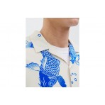 Jack And Jones Jjjeff Aop Resort Πουκάμισο Κοντομάνικο Ανδρικό (12268465 LAPIS BLUE)