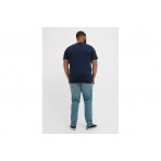 Jack And Jones Ανδρικό Κοντομάνικο T-Shirt Μπλε Σκούρο