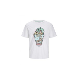 Jack And Jones Jjelijah T-Shirt Ανδρικό (12268472 WHITE)