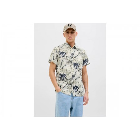 Jack And Jones Jjhawaii Aop Πουκάμισο Κοντομάνικο Ανδρικό 