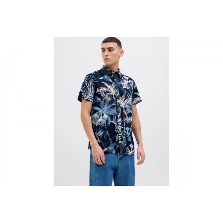 Jack And Jones Jjhawaii Aop Πουκάμισο Κοντομάνικο Ανδρικό 