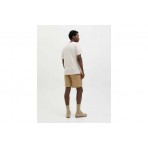 Jack And Jones Jjjaxon Ανδρικό Κοντομάνικο T-Shirt Μπεζ