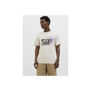 Jack And Jones Jjjaxon T-Shirt Ανδρικό (12269390 MOONBEAM)