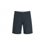 Jack And Jones Ανδρική Βερμούδα Chino Μπλε Σκούρο