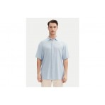 Jack & Jones Jorjoshua Ανδρικό Κοντομάνικο Πουκάμισο Σιέλ