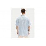 Jack & Jones Jorjoshua Ανδρικό Κοντομάνικο Πουκάμισο Σιέλ