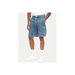 Jack And Jones Jjibill Jjwide 764 Βερμούδα Τζιν Ανδρική (12272557 BLUE DENIM)