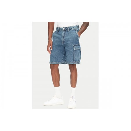 Jack And Jones Jjibill Jjwide 764 Βερμούδα Τζιν Ανδρική 