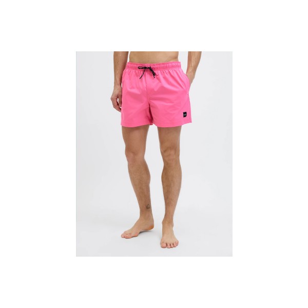 Jack And Jones Jpstmaui Jjswim Μαγιό Σορτς Ανδρικό (12272776 FANDANGO PINK)