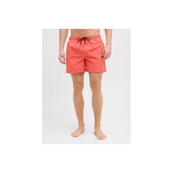 Jack And Jones Jpstmaui Jjswim Μαγιό Σορτς Ανδρικό (12272799 HOT CORAL)