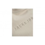 Jack And Jones Recharge Ανδρικό Κοντομάνικο T-Shirt Μπεζ