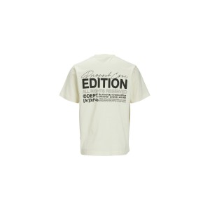 Jack And Jones Jcodynamic Dust Ss Crew Neck Ln T-Shirt Ανδρικό (12273867 SWEET CORN)
