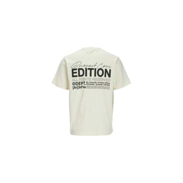 Jack And Jones Jcodynamic Dust Ss Crew Neck Ln T-Shirt Ανδρικό (12273867 SWEET CORN)