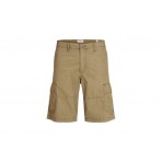 Jack And Jones Ανδρική Βερμούδα Cargo Καφέ