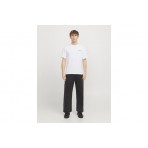 Jack & Jones Jjbeau Ανδρικό Κοντομάνικο T-Shirt Λευκό