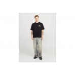 Jack And Jones Jοrbigwig Ανδρικό Κοντομάνικο T-Shirt Μαύρο