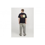 Jack And Jones Jοrbigwig Ανδρικό Κοντομάνικο T-Shirt Μαύρο
