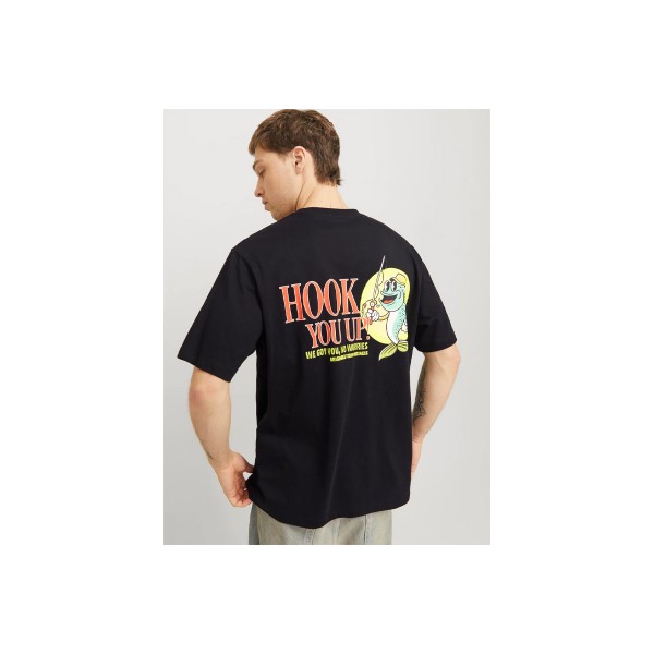 Jack And Jones Jorbigwig T-Shirt Ανδρικό (12275396 BLACK)