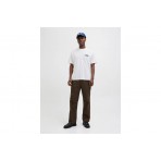 Jack And Jones Jοrbigwig Ανδρικό Κοντομάνικο T-Shirt Λευκό