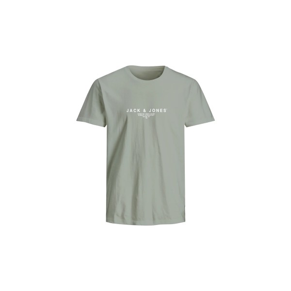 Jack And Jones Jprblaharris Ss T-Shirt Ανδρικό (12276646 AQUA GRAY)