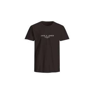 Jack And Jones Jprblaharris Ss T-Shirt Ανδρικό (12276646 BLACK BEAUTY)