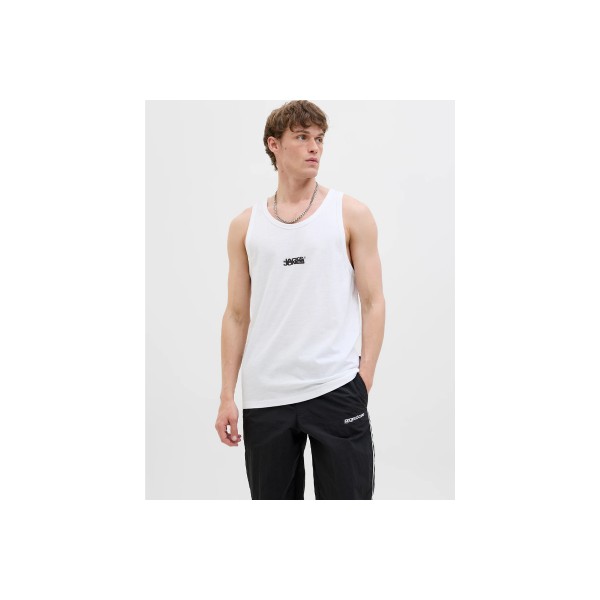 Jack And Jones Jcosago Small Logo Μπλούζα Αμάνικη Ανδρική (12276727 BRIGHT WHITE)