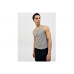 Jack And Jones Jcosago Small Logo Ανδρική Αμάνικη Μπλούζα Γκρι