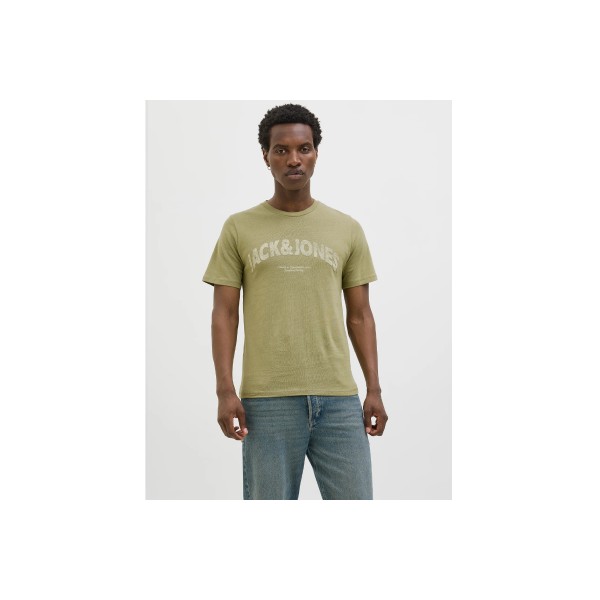 Jack And Jones Joralmeria Bold Branding T-Shirt Ανδρικό (12276962 CEDAR)