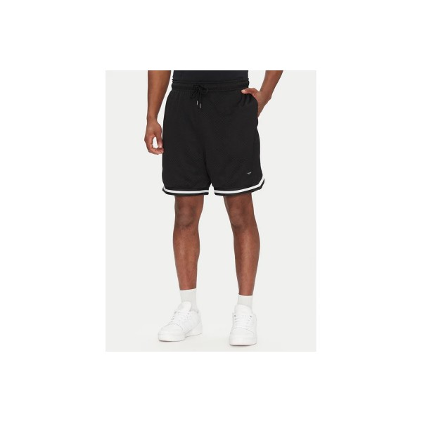 Jack And Jones Jpstkarl Energize Βερμούδα Αθλητική Ανδρική (12277554 BLACK)