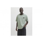 Jack And Jones Jjwobly Ανδρικό Κοντομάνικο T-Shirt Φυστικί