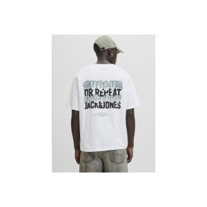 Jack And Jones Jjwobly T-Shirt Ανδρικό (12278541 WHITE)