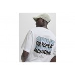 Jack And Jones Jjwobly Ανδρικό Κοντομάνικο T-Shirt Λευκό