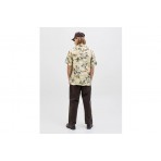 Jack And Jones Jprbluhendrix Print Πουκάμισο Κοντομάνικο Ανδρικό (12278994 SILVER LINING)