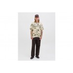 Jack And Jones Jprbluhendrix Print Πουκάμισο Κοντομάνικο Ανδρικό (12278994 SILVER LINING)